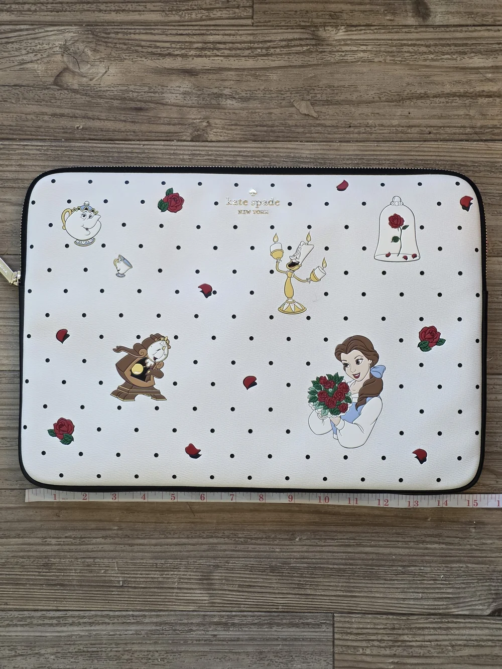 kate spade x Disney Beauty and the Beast Universal Laptop Sleeve